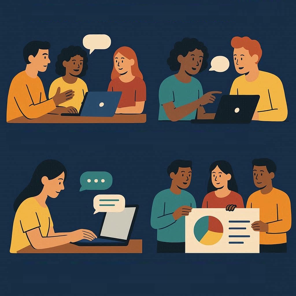 Социальное и совместное обучение: 4 способа его эффективной организации