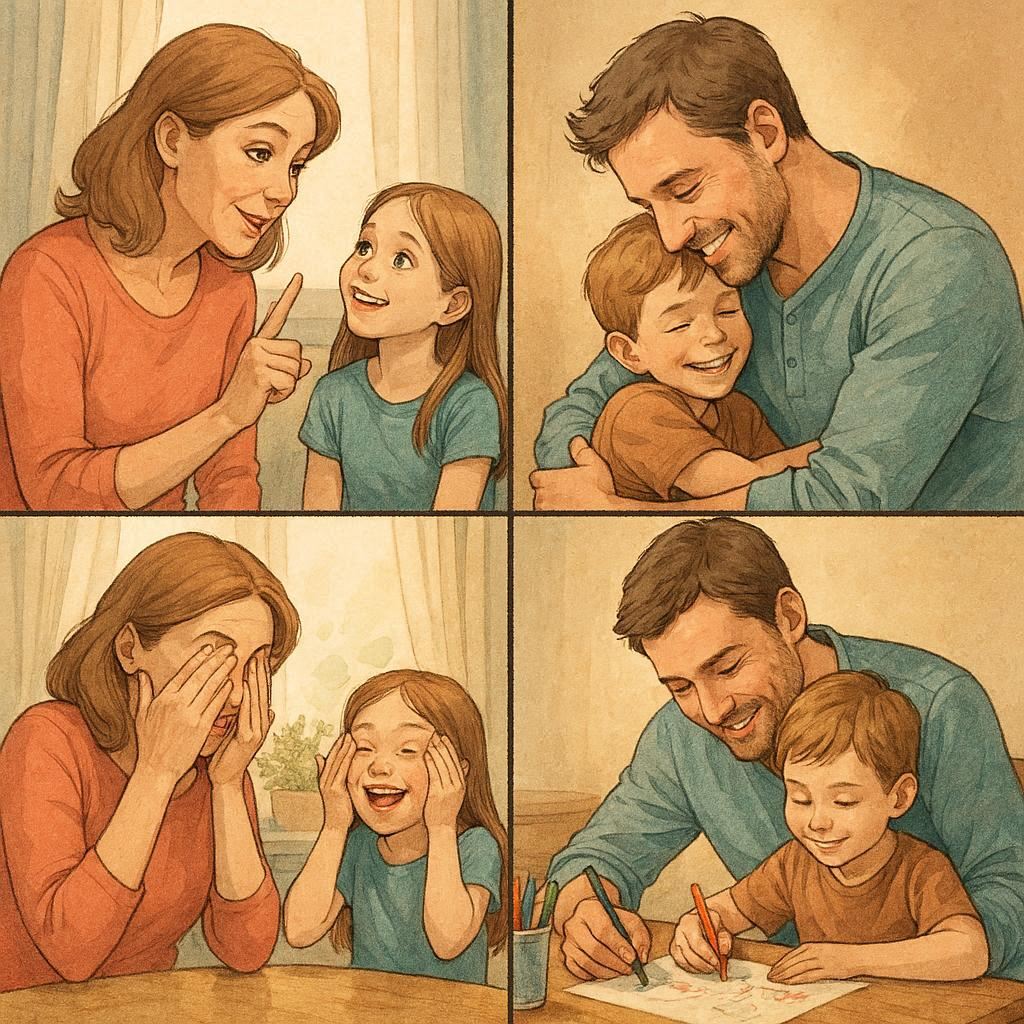 Методы общения, способствующие укреплению связи между родителями и детьми