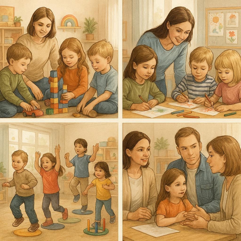 Программы обучения в детском саду: обучение через игру и сотрудничество с родителями