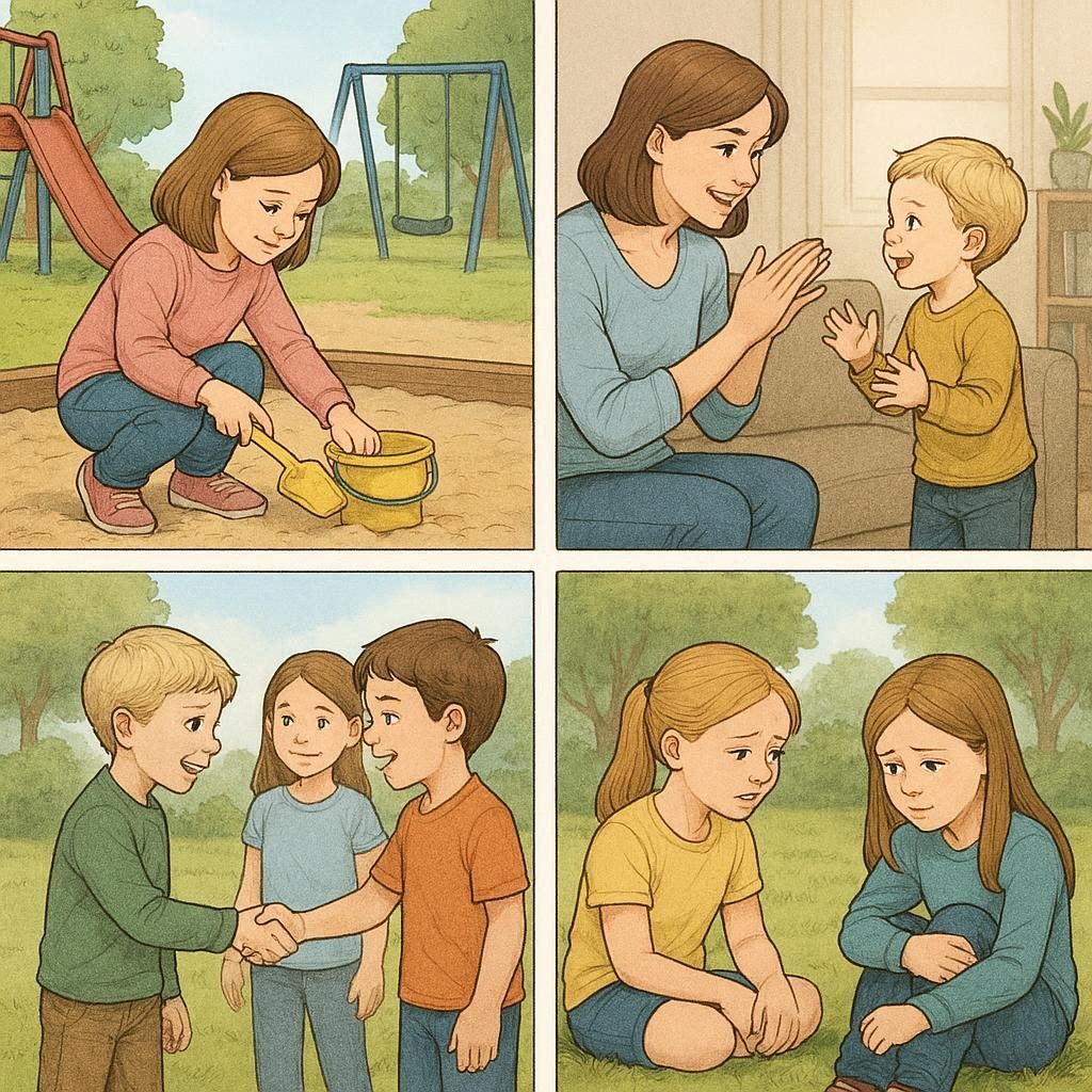 Социальное развитие в раннем детстве: влияние окружающей среды, родителей и взаимоотношений со сверстниками