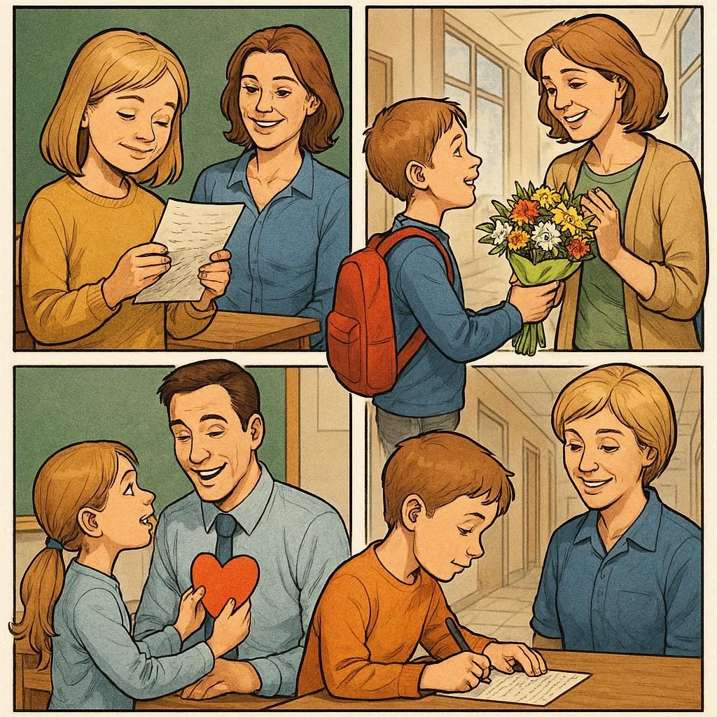 Письма, передающие чувства: способы выразить благодарность учителям и сотрудникам