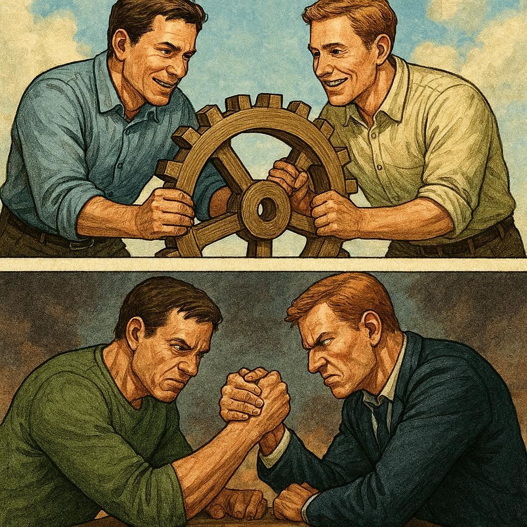 Сила командной работы, рождающаяся из баланса сотрудничества и конкуренции