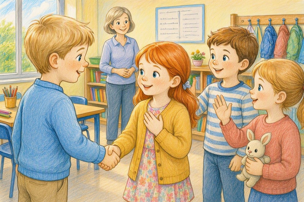 Что мы можем сделать, чтобы научить детей важности приветствий?