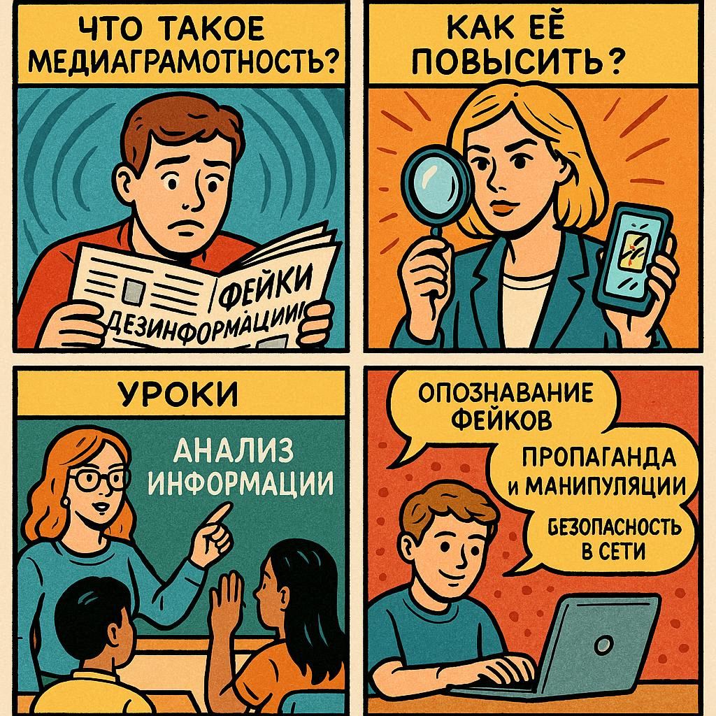 Что такое медиаграмотность? Как её повысить и какие уроки можно предложить!