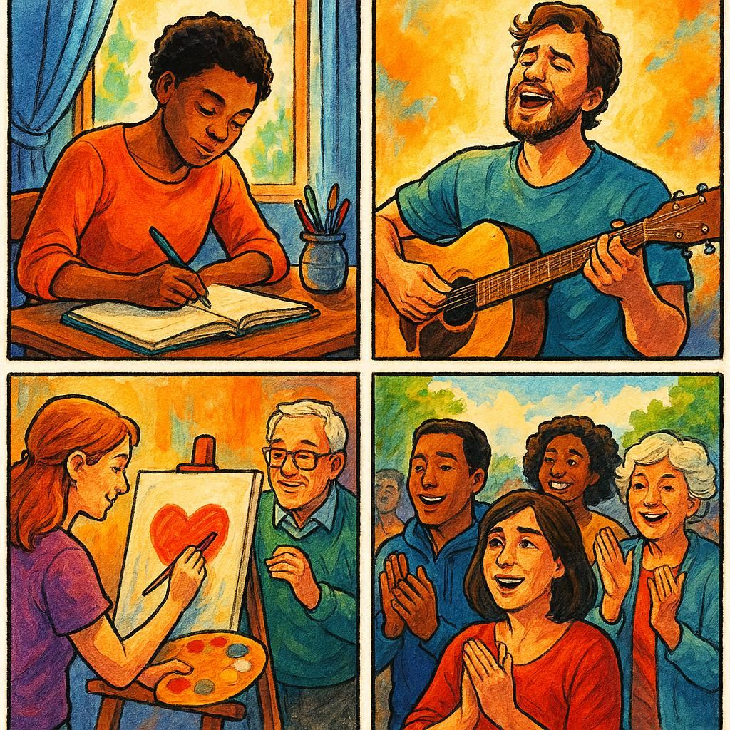 Выразительные занятия, трогающие сердце: как взращивать вдохновение и устанавливать связи с сообществом