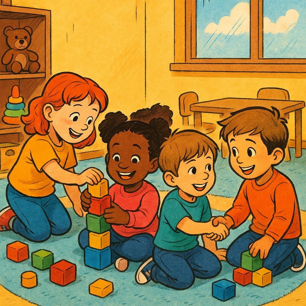 Развитие социальных навыков в детском саду: дружба и сотрудничество