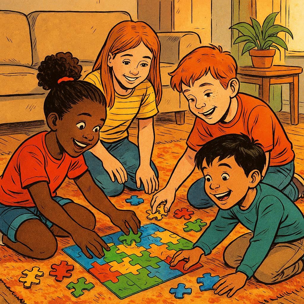 Совместные игры способствуют развитию социальных навыков и личностному росту детей