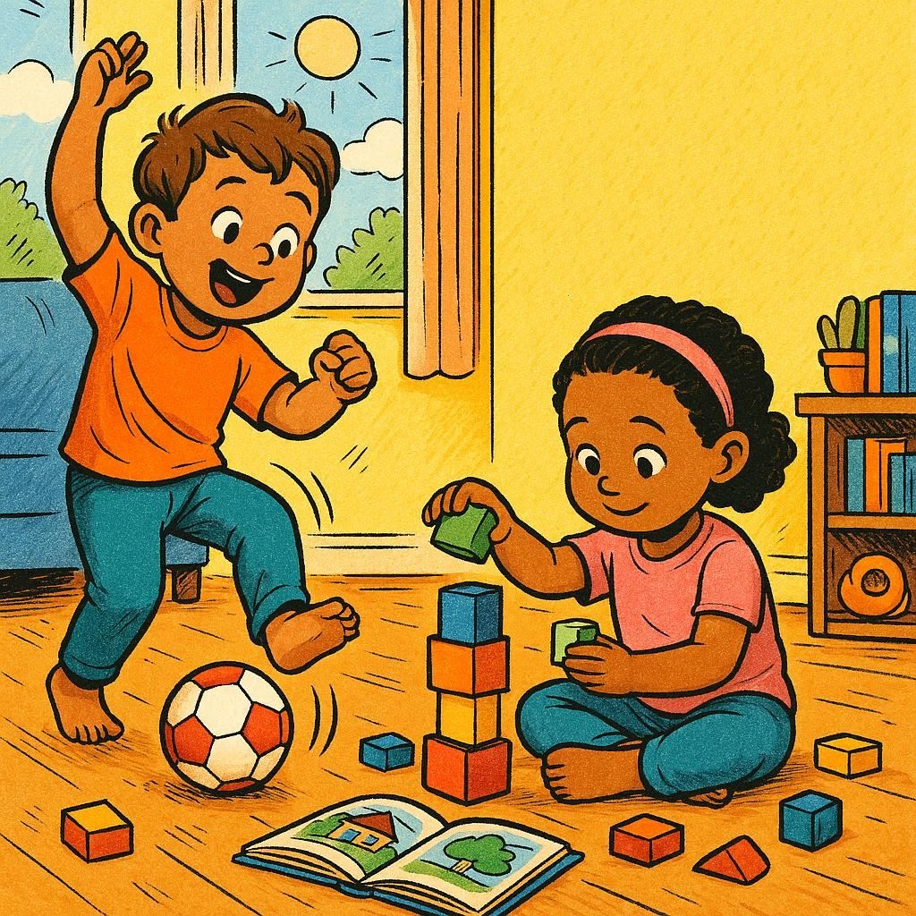 Развитие ума и тела посредством игры в раннем детстве