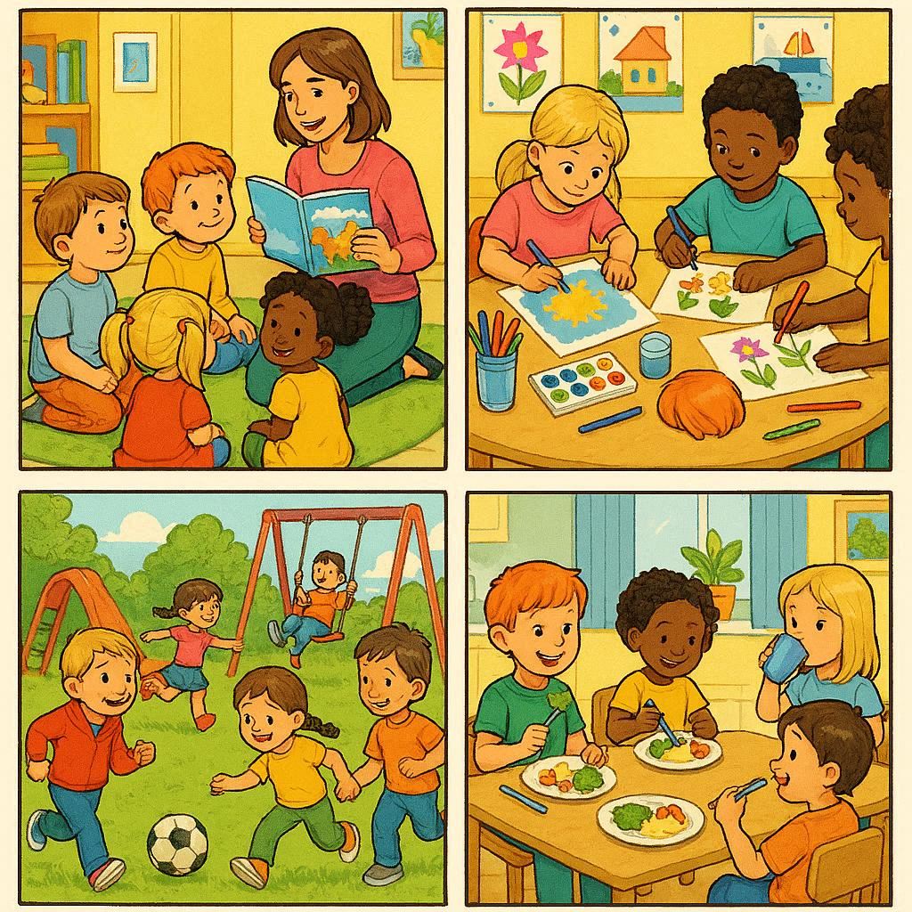 Функции детских садов по поддержке развития детей