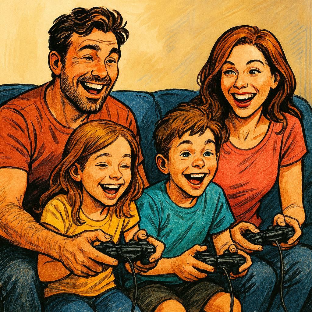 Игры позволяют улучшить эмоциональное здоровье детей и укрепить связь между родителями и детьми