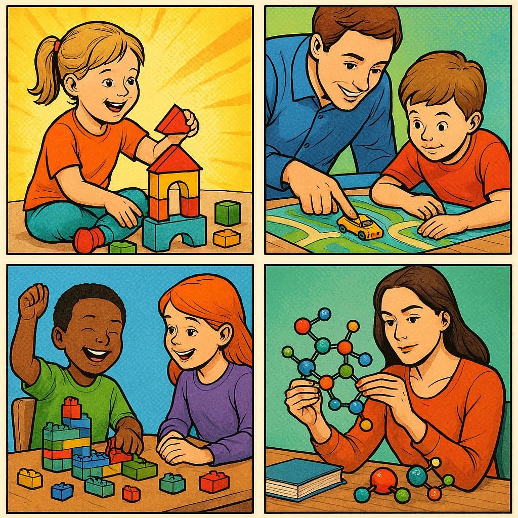 Сила обучения через игру – ключ к развитию и творчеству от детства до взрослой жизни