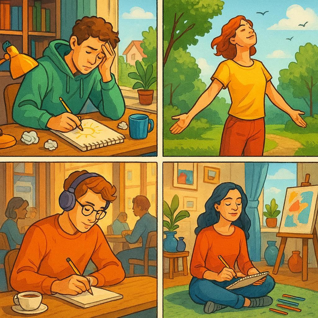 Среда и привычки, способствующие развитию творчества: руководство по поиску вдохновения