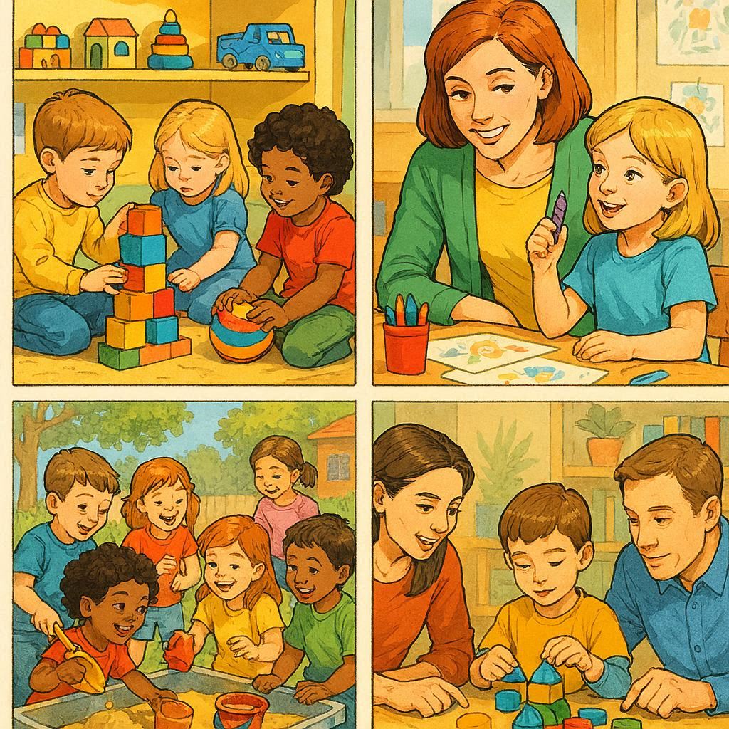 Взгляд на дошкольное образование: важность обучения через игру и сотрудничества с родителями