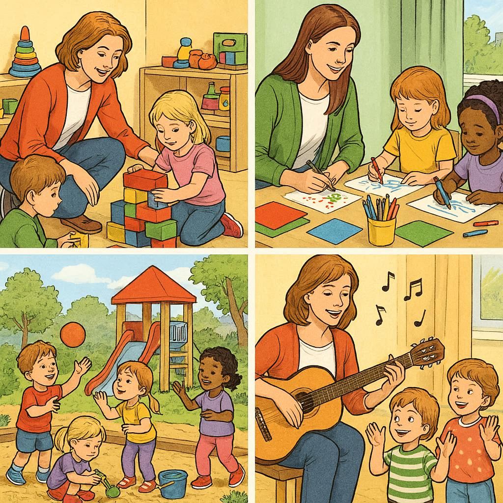 Организации мероприятий, способствующих развитию детей в детских садах