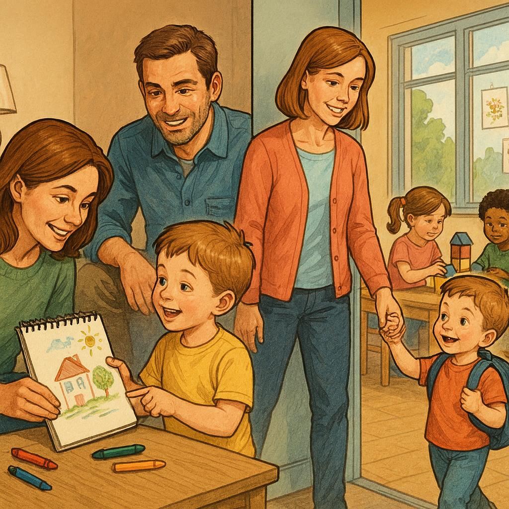 Ключ к развитию ребенка заключается в сотрудничестве между семьей и детским садом