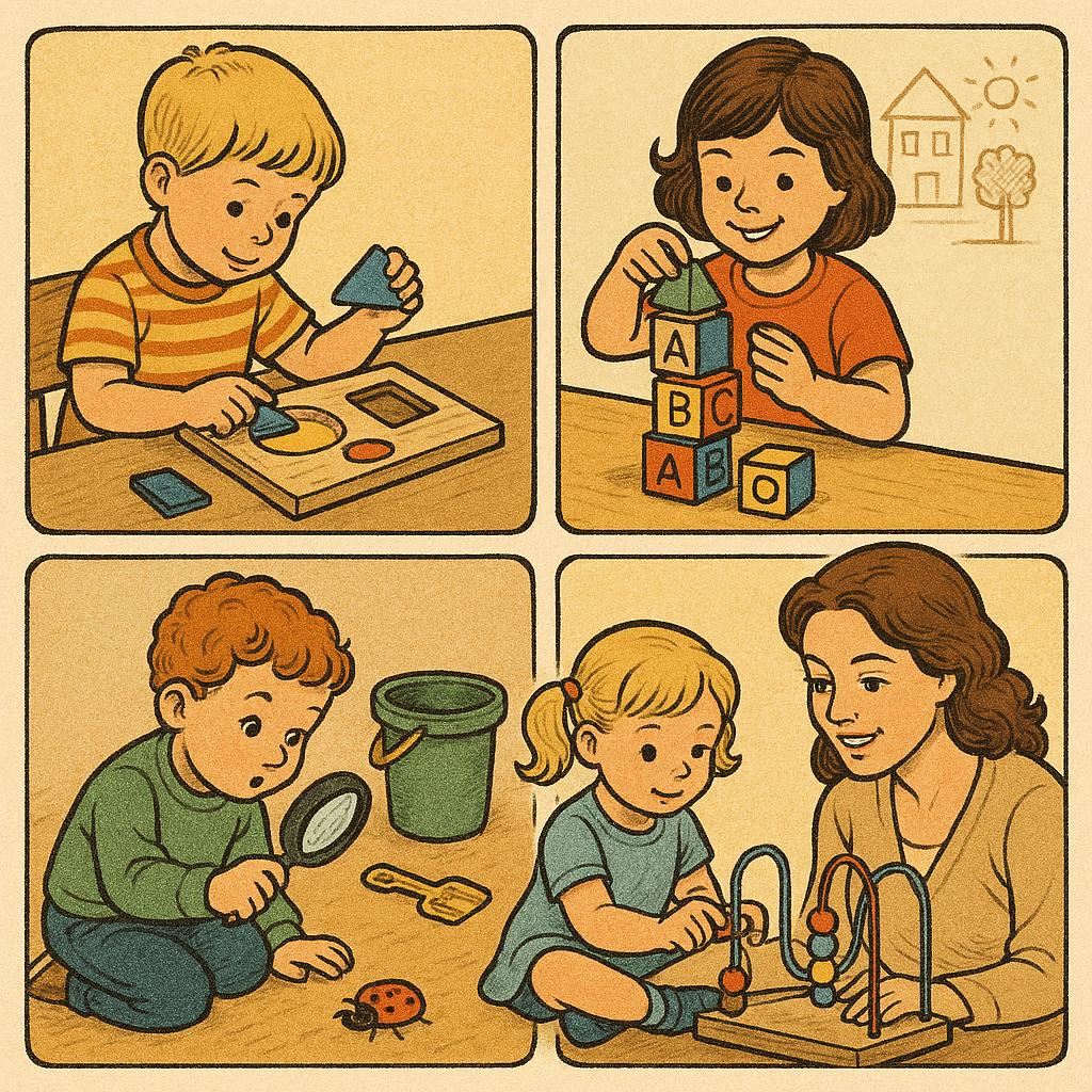 Основы и методы дошкольного образования: навыки, которые стимулируют интерес и развиваются посредством игры