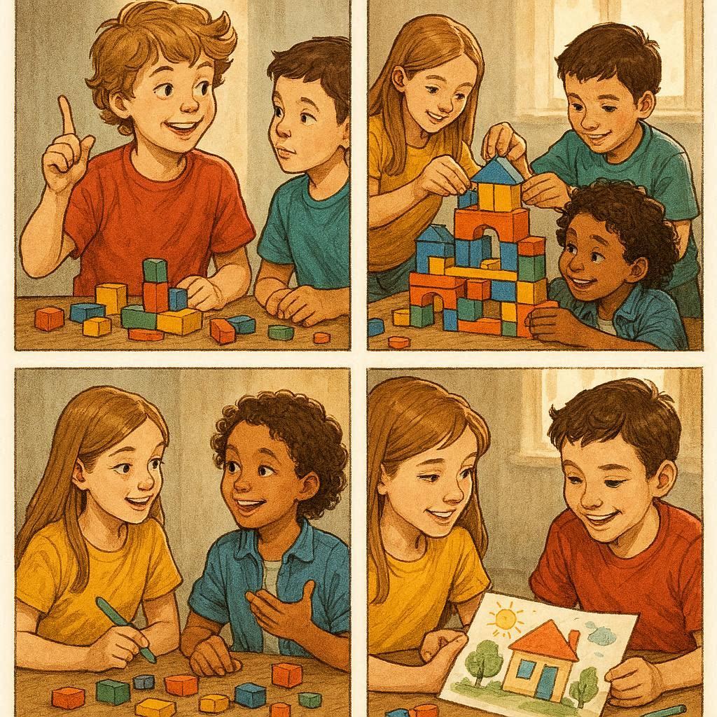 Творческие игры способствуют развитию новаторского мышления и укреплению коммуникативных навыков