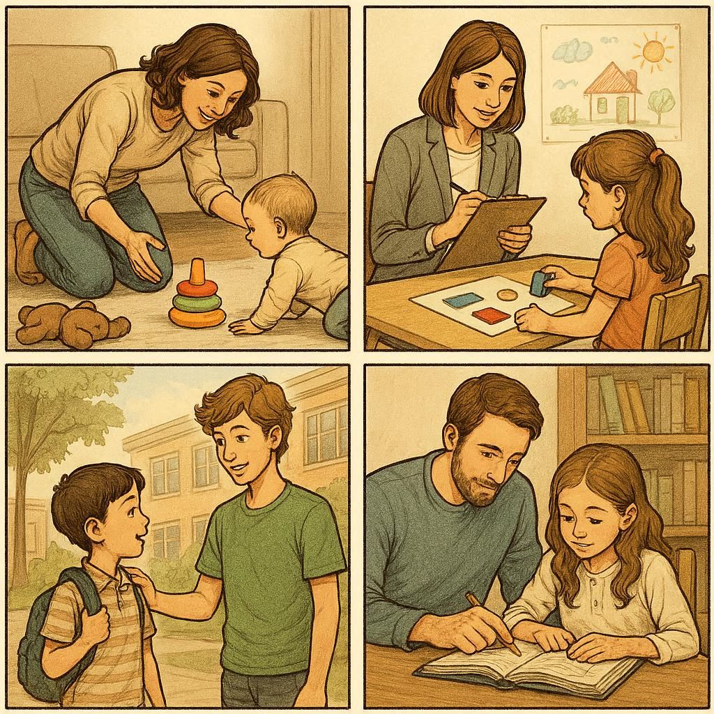 Развитие ребенка с точки зрения психологии развития и ее применение в реальной жизни