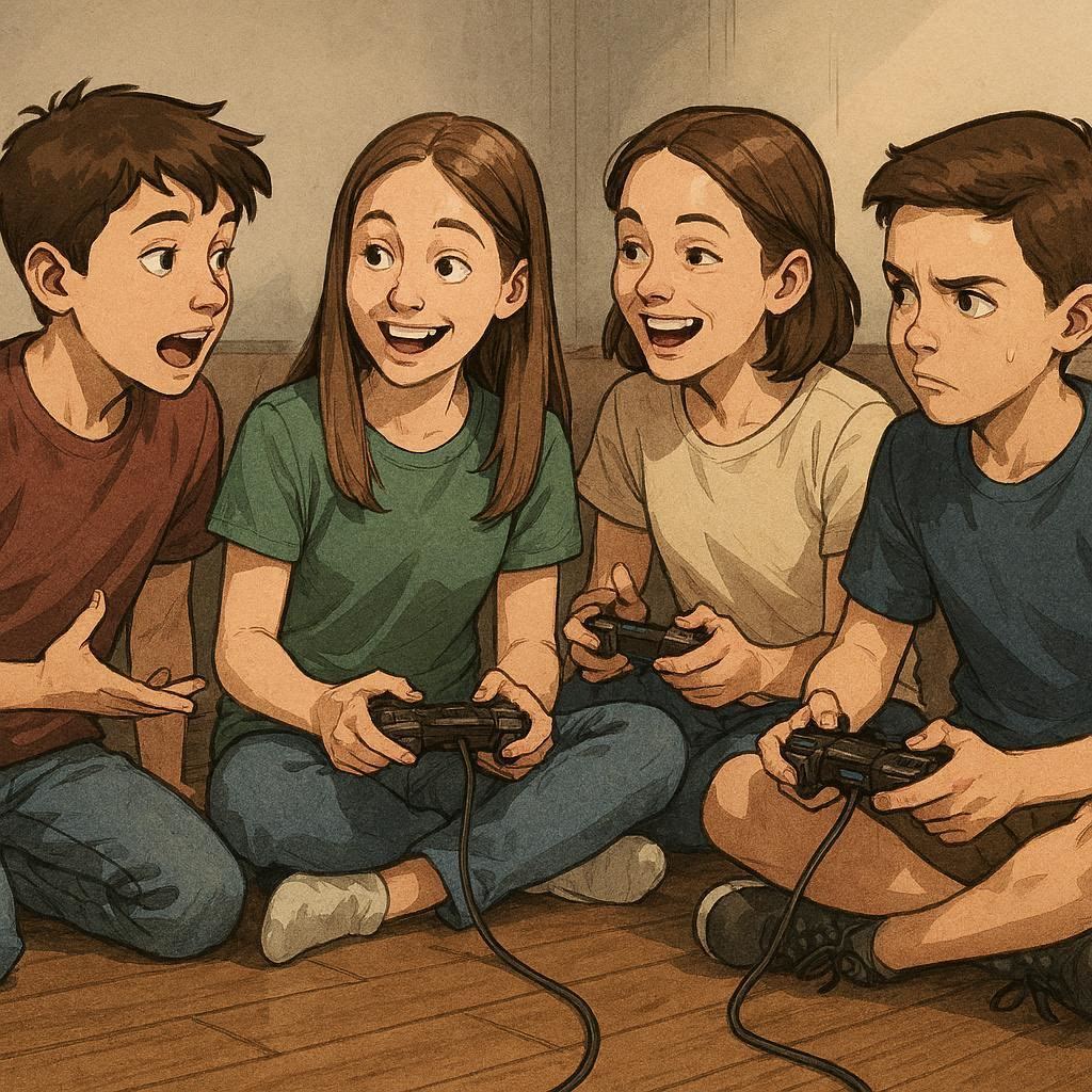 Развитие навыков общения и работы в команде посредством сотрудничества с друзьями