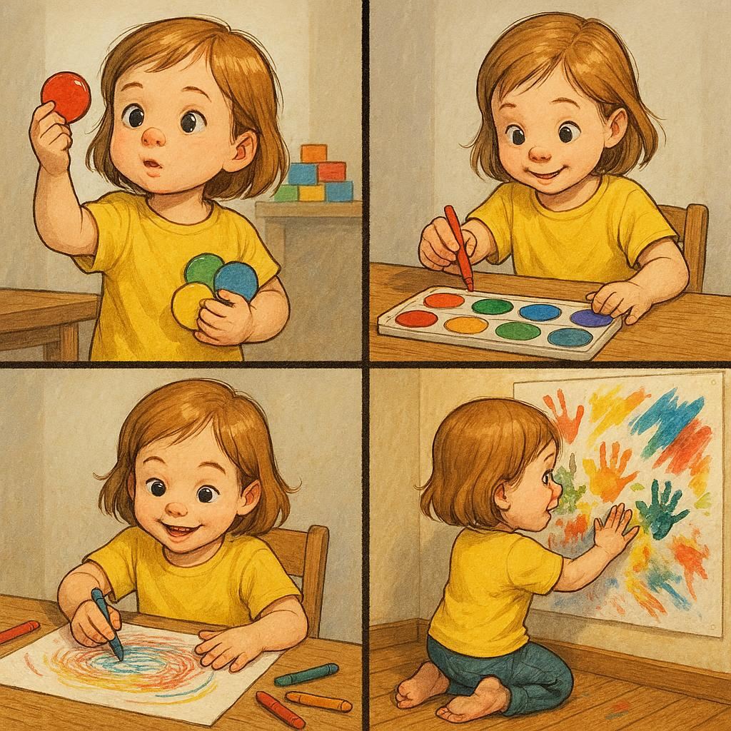 Развитие у детей чувства цвета: от распознавания цветов до творческих игр