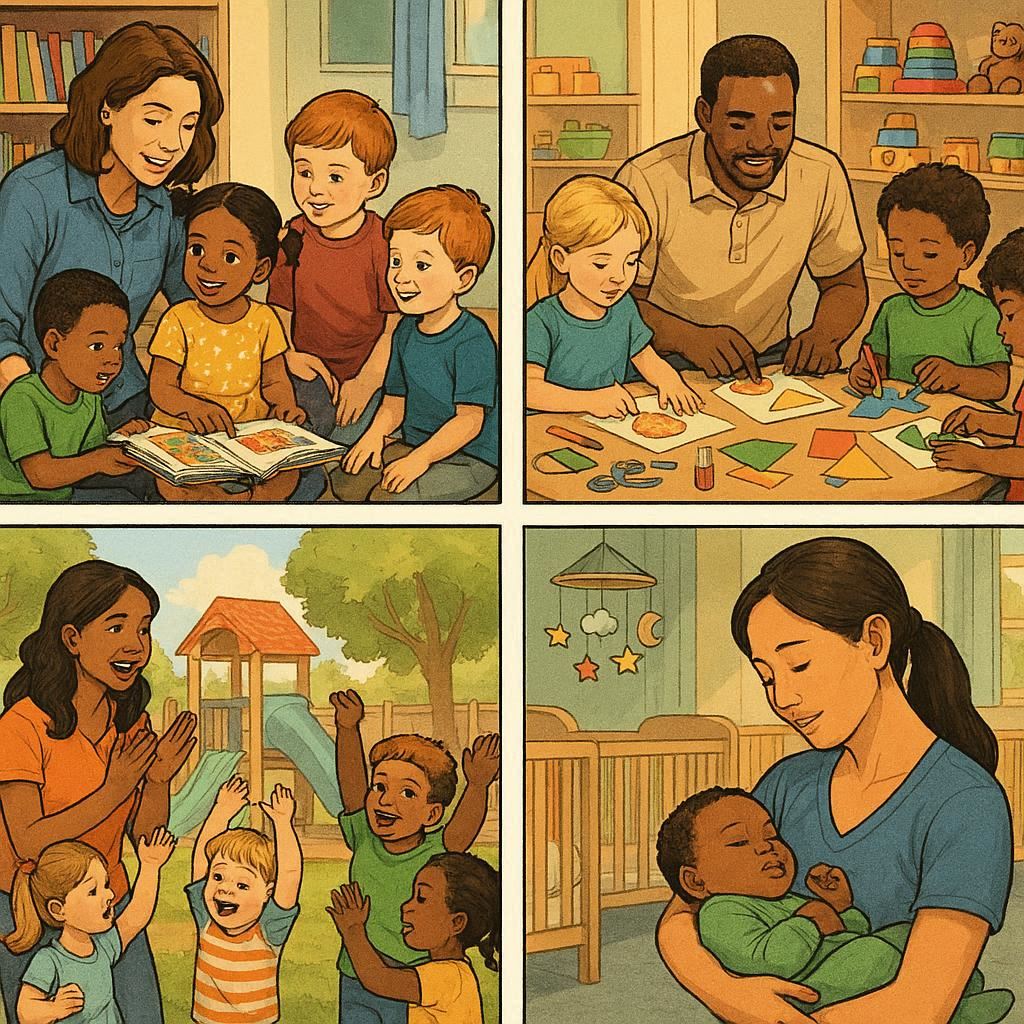 Уход за детьми, направленный на развитие детей из разных социальных групп